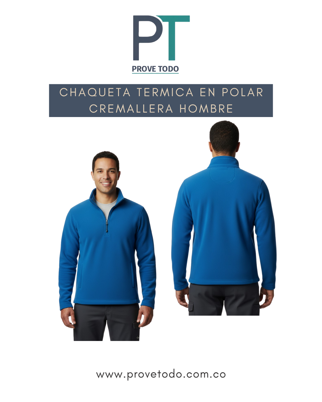 SACO POLAR CREMALLERA HALFZIP HOMBRE